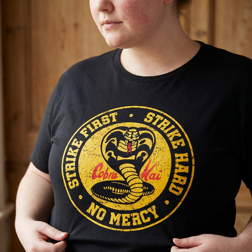 Image produit T-shirt Cobra Kai Logo pour les fans de Karate Kid noir