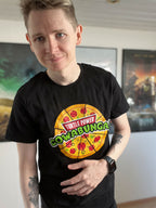 Product image Cowabunga Pizza T-Shirt for Ninja Turtles Fans black