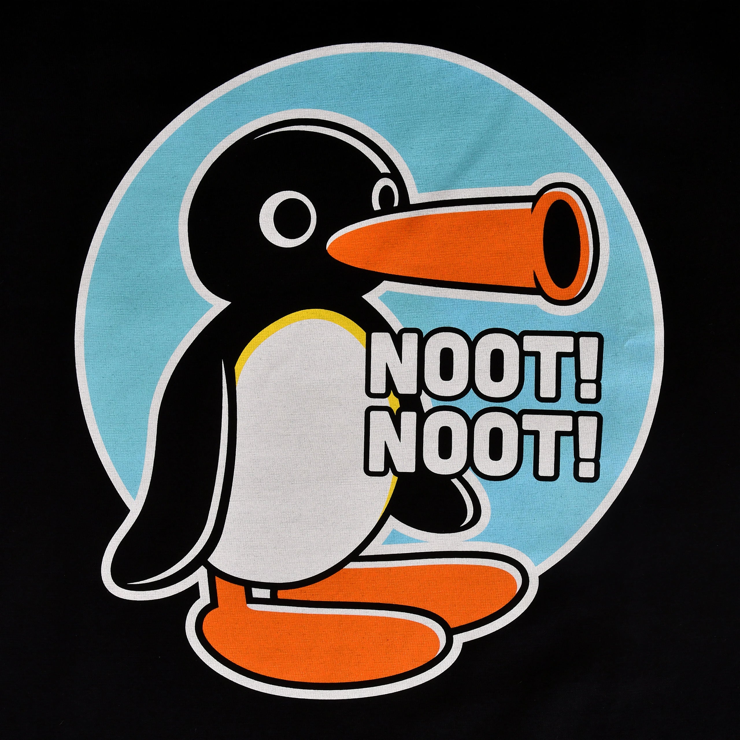 Image produit T-shirt Noot Noot pour les fans de Pingu noir