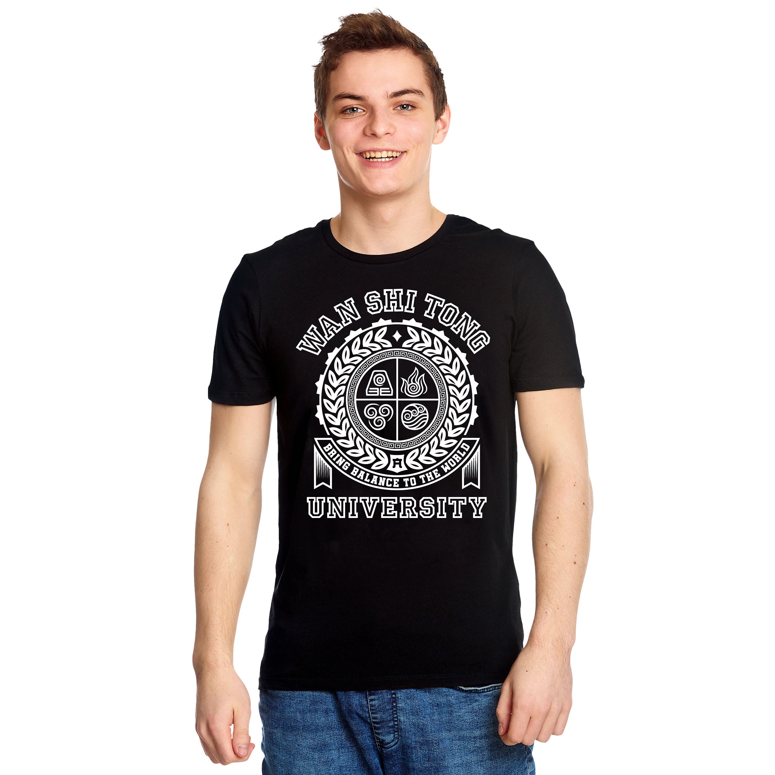 Image produit T-shirt de l'université Wan Shi Tong pour les fans d'Avatar noir