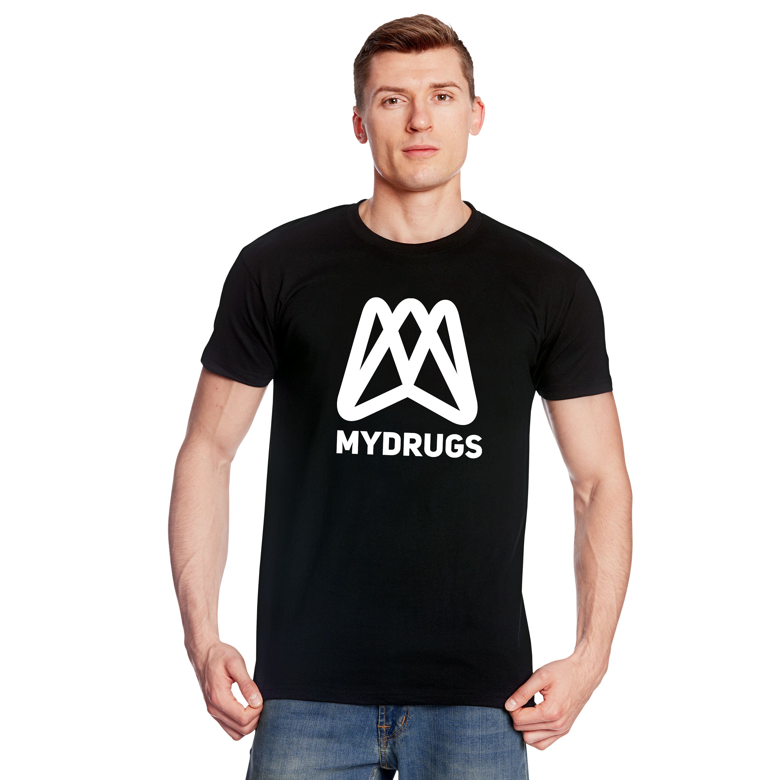 Image produit T-shirt Mydrugs Logo pour les fans de séries noir