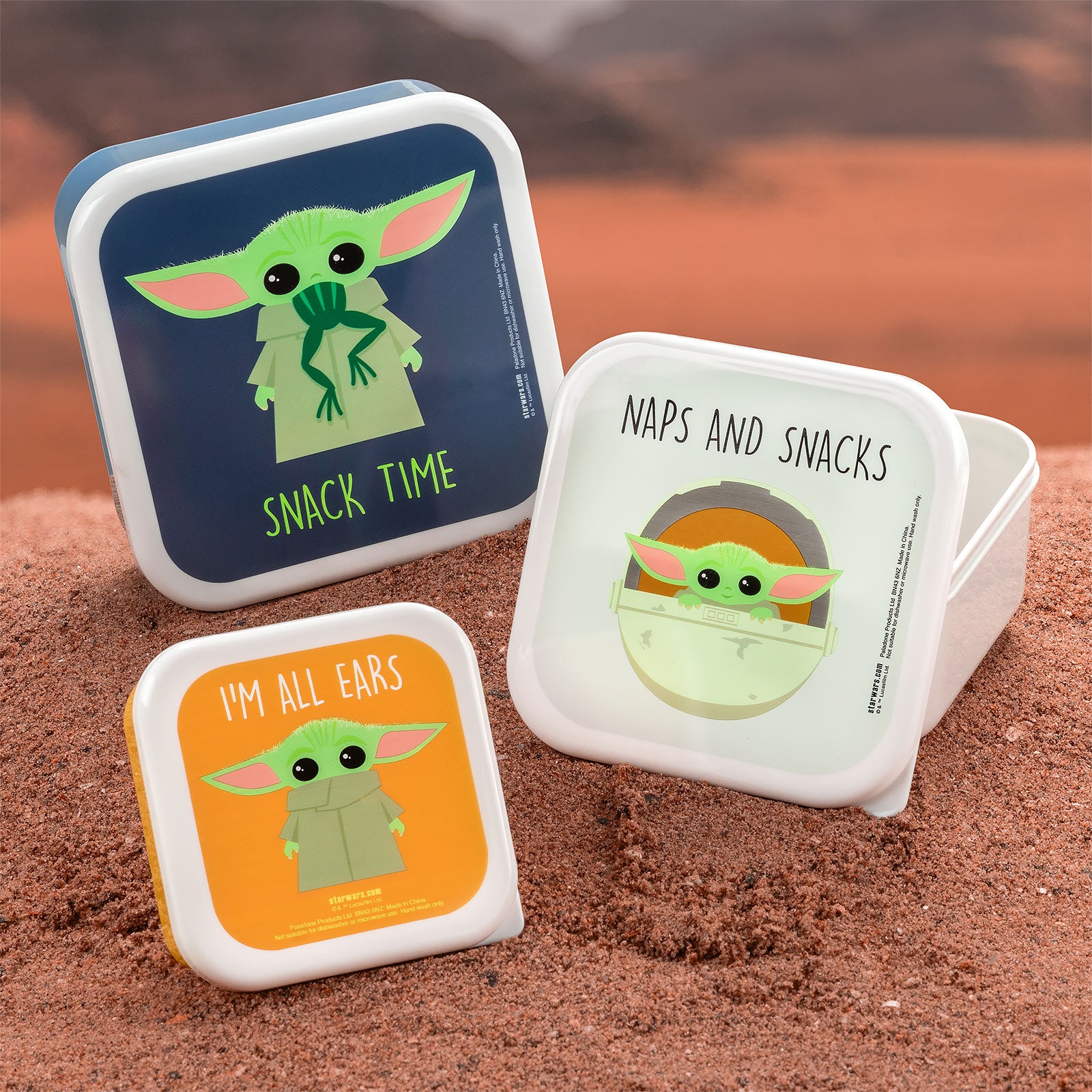 Image produit Boîtes à collation The Child ensemble de 3 - Star Wars The Mandalorian