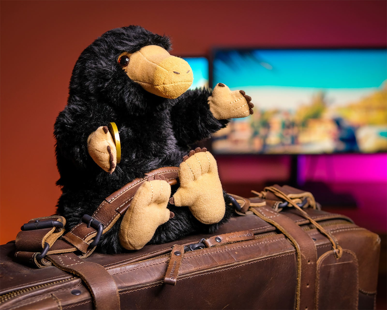 Image produit Niffler Peluche Marionnette à Main avec Son - Les Animaux Fantastiques