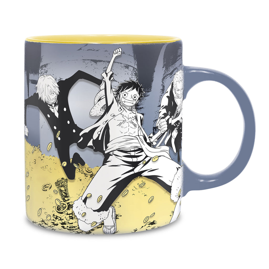Image produit One Piece - Mug avec l'équipage du Chapeau de Paille et Trésor