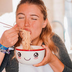 Image produit Bol Kawaii avec couvercle pour les fans d'Anime