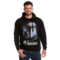 Image produit The Mandalorian Dark Warrior Hoodie noir - Star Wars