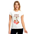 Image produit Animal Crossing - T-shirt femme Timmy et Tommy blanc