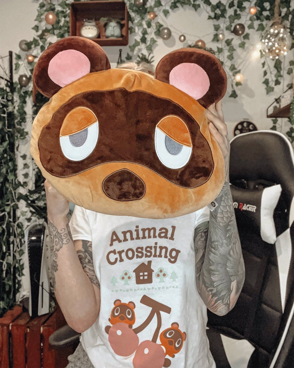 Image produit Animal Crossing - T-shirt femme Timmy et Tommy blanc
