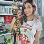 Image produit Animal Crossing - T-shirt femme Timmy et Tommy blanc