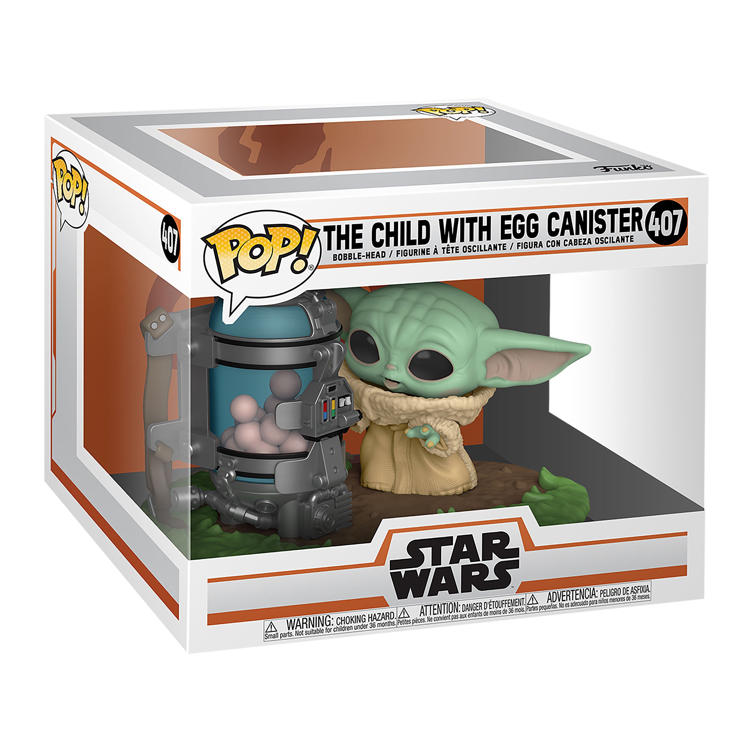 Image produit The Child avec conteneur d'oeufs Funko Pop Figurine à tête branlante - Star Wars The Mandalorian