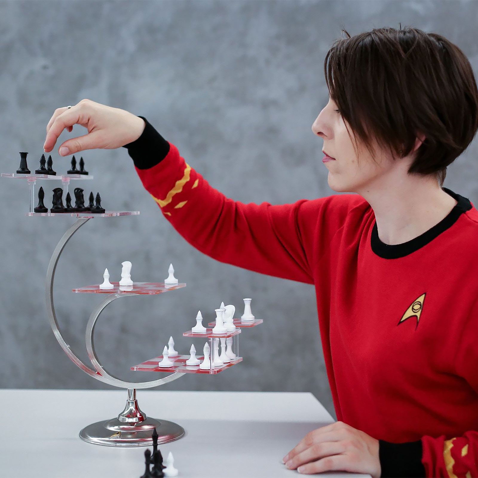 Image produit Star Trek - Réplique du jeu d'échecs 3D