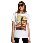Image produit Star Wars - T-shirt Wookiee Surfer blanc