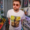 Image produit Star Wars - T-shirt Wookiee Surfer blanc