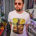Image produit Star Wars - T-shirt Wookiee Surfer blanc
