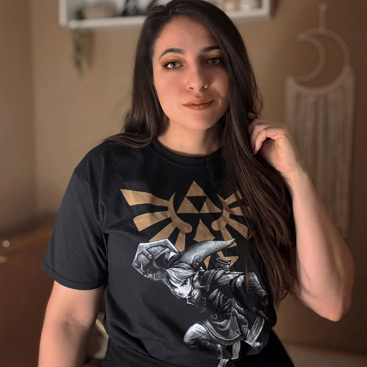 Image produit Zelda - T-shirt de combat Link noir