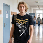 Image produit Zelda - T-shirt de combat Link noir