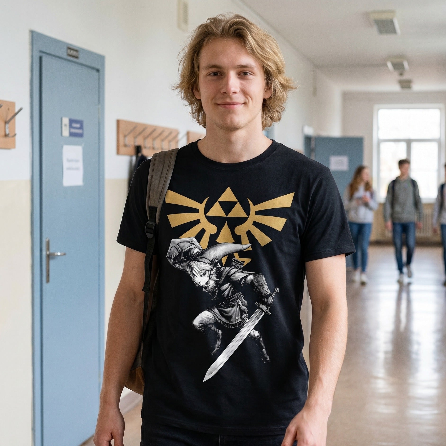 Image produit Zelda - T-shirt de combat Link noir