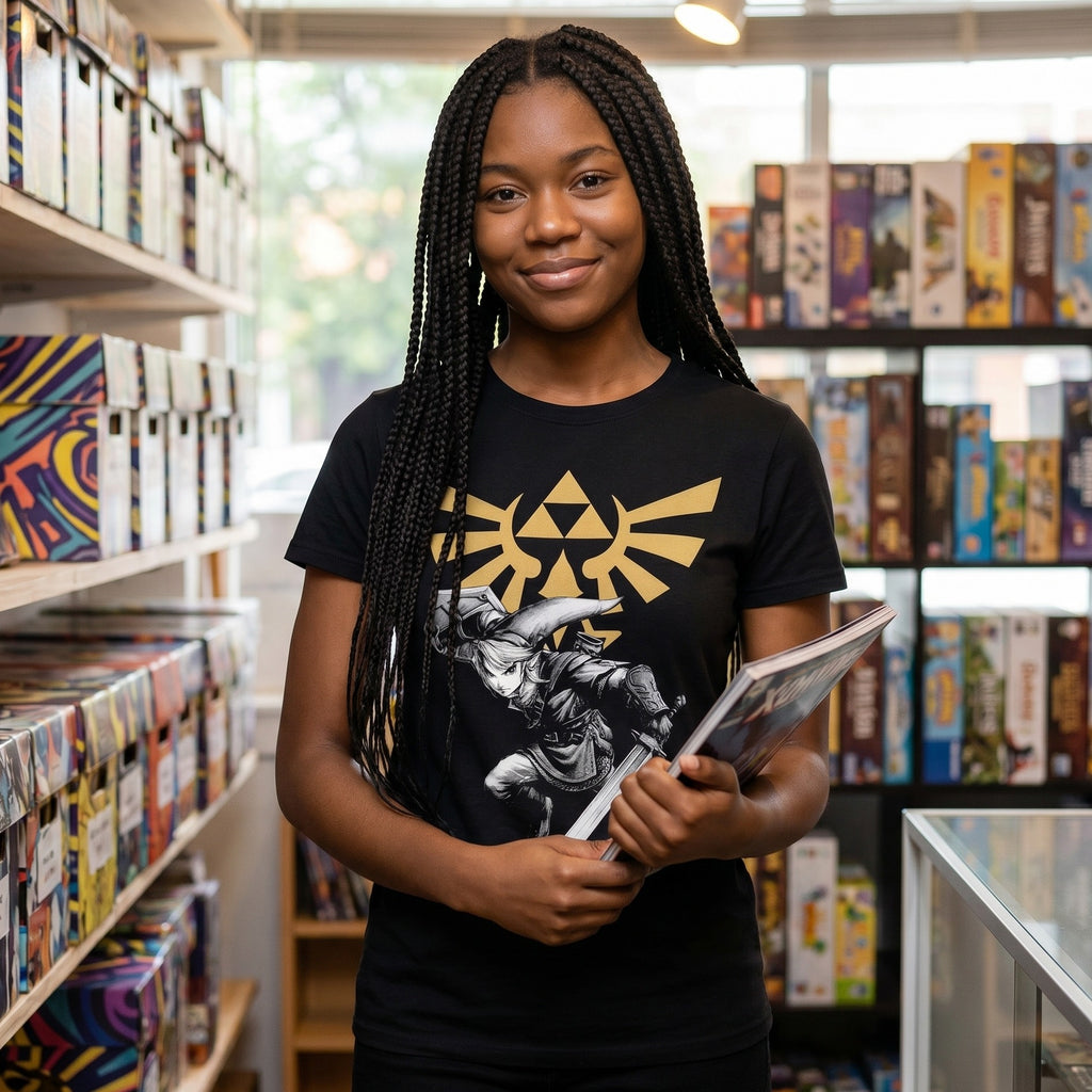 Image produit Zelda - T-shirt de combat Link noir