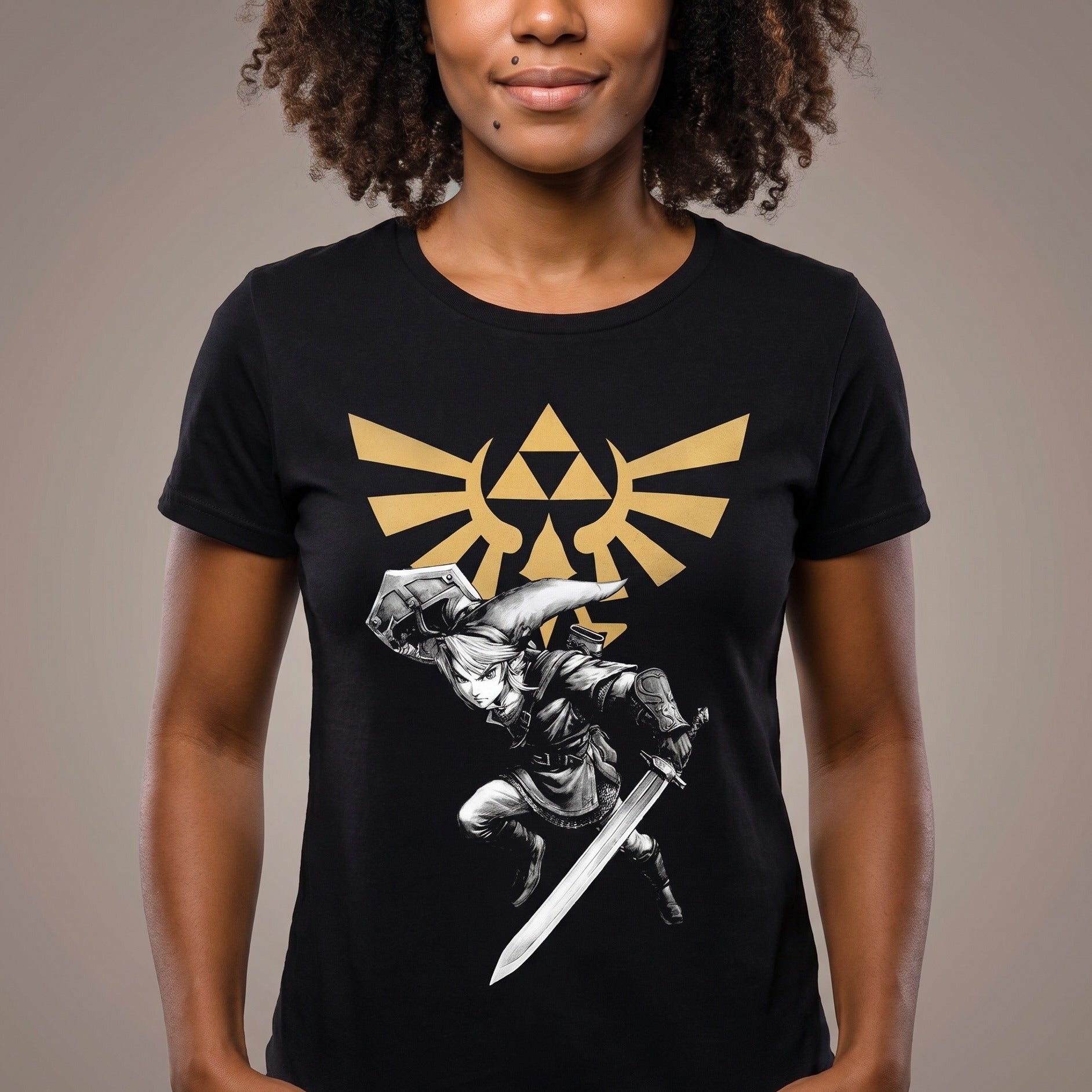 Image produit Zelda - T-shirt de combat Link noir