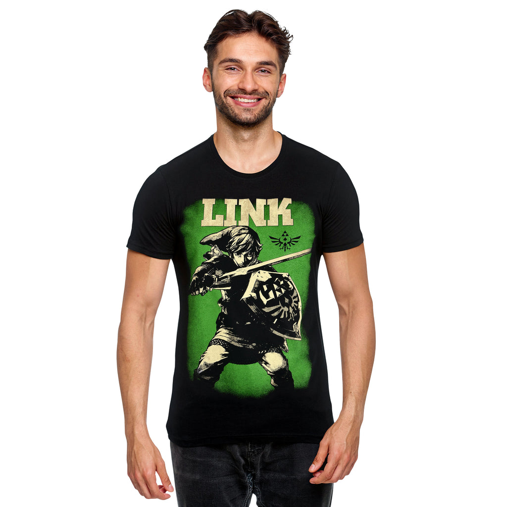 Image produit Zelda - Link Hero of Hyrule T-Shirt noir