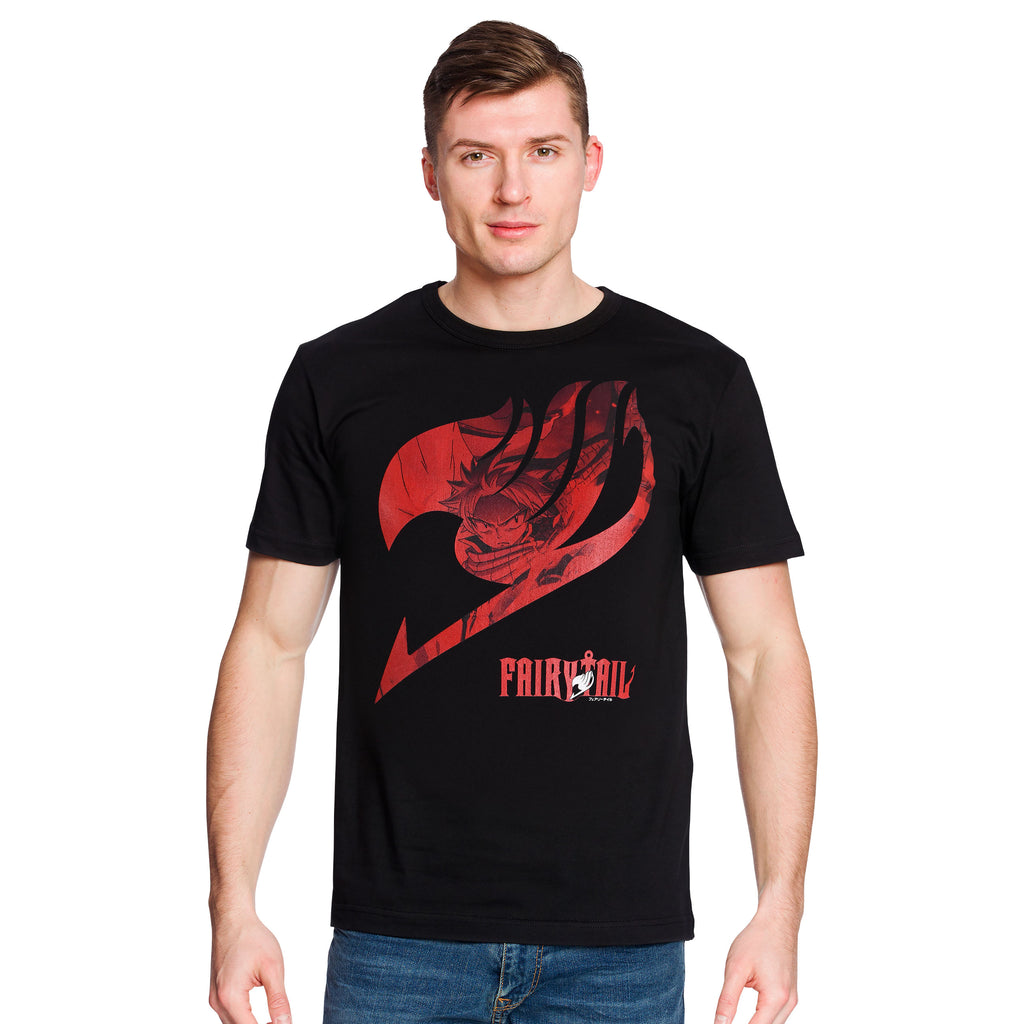 Image produit Fairy Tail - Logo avec T-shirt Natsu noir