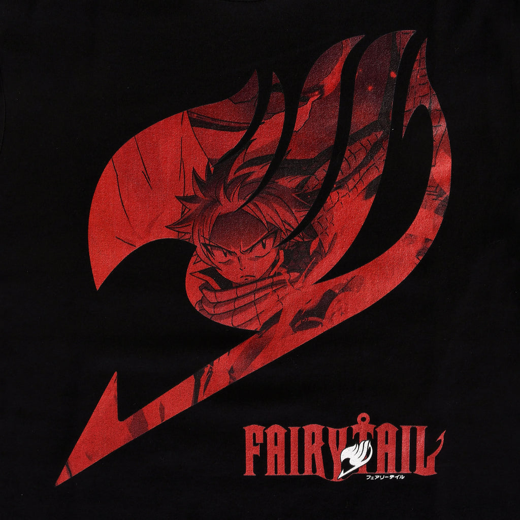 Image produit Fairy Tail - Logo avec T-shirt Natsu noir