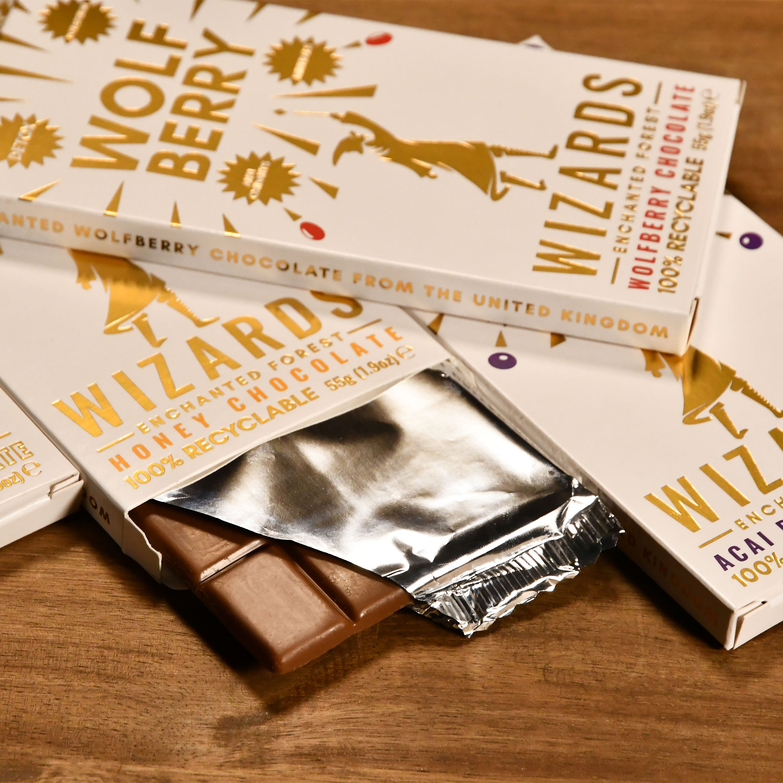 Image produit Wizards Magic - Sélection de chocolats Enchanted Forest 4 tablettes