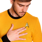 Image produit Star Trek - Pull en maille uniforme Kirk jaune