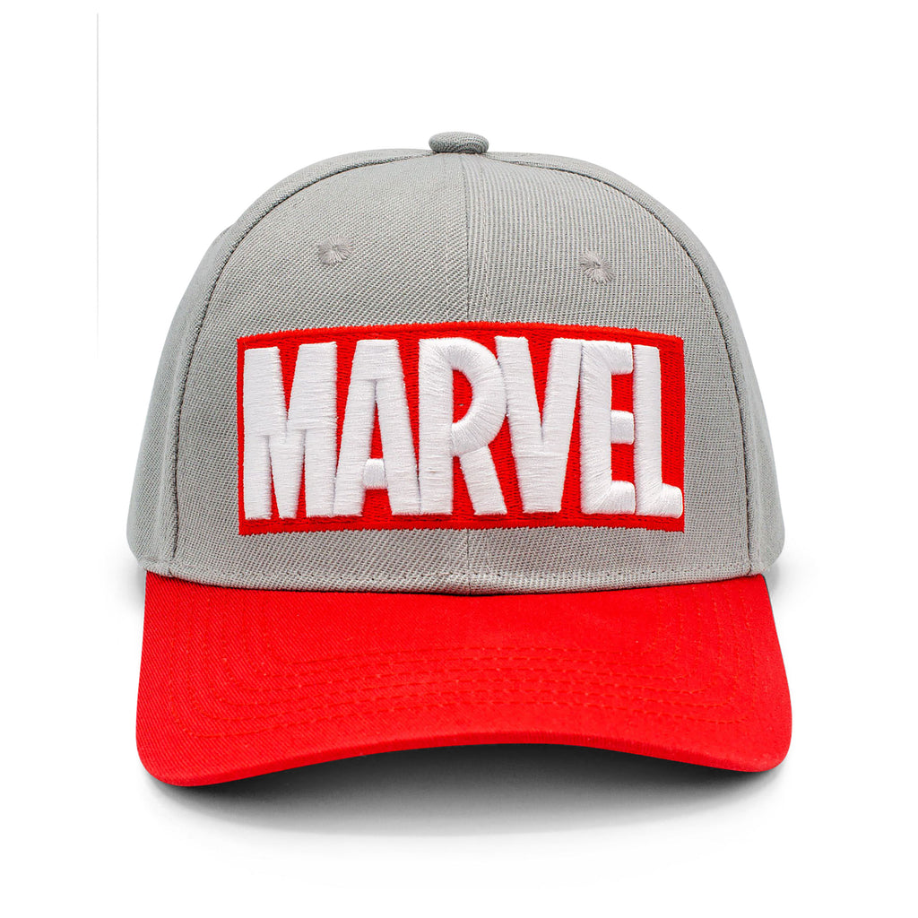 Image produit Marvel - Casquette Logo gris-rouge