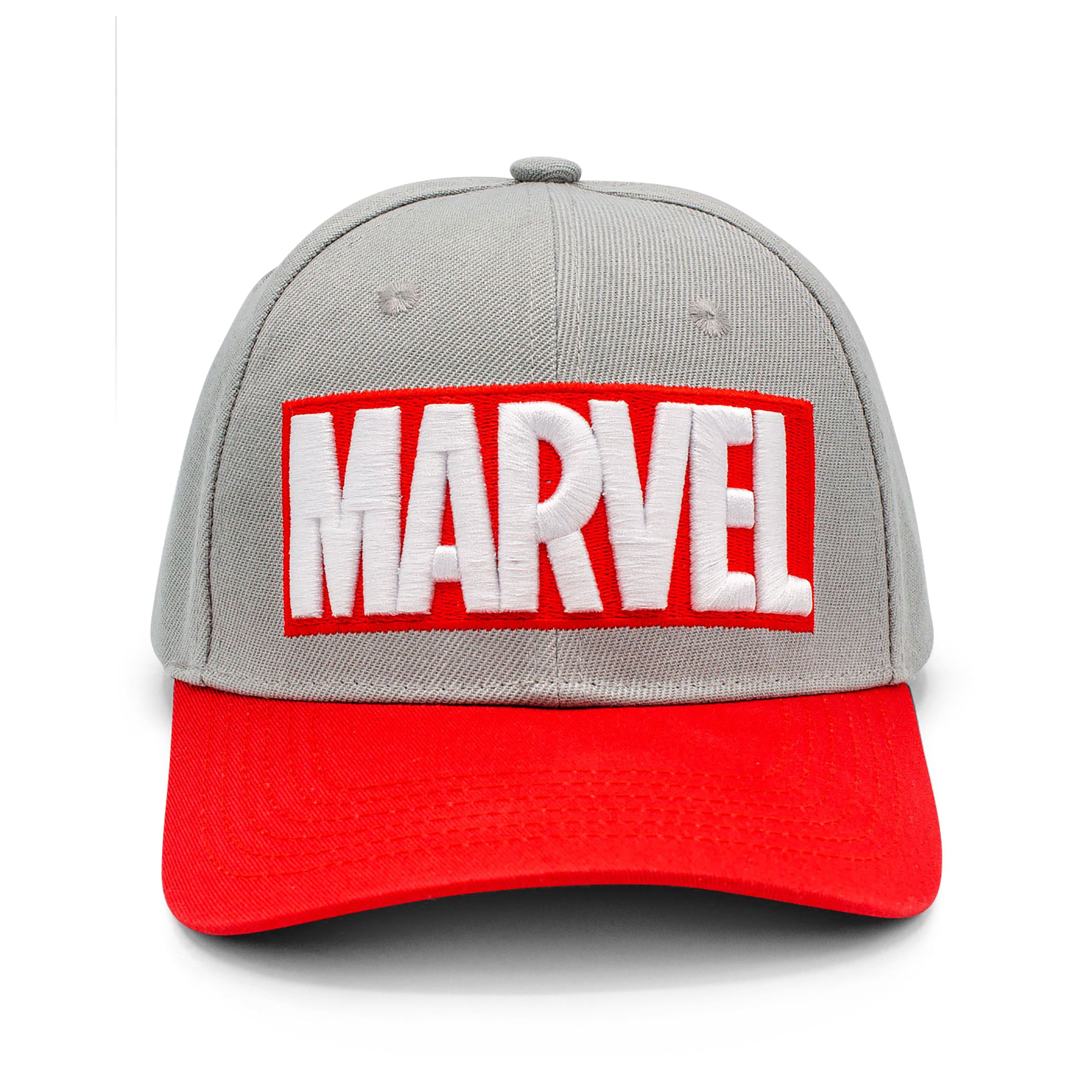 Image produit Marvel - Casquette Logo gris-rouge