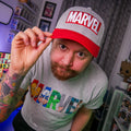 Image produit Marvel - Casquette Logo gris-rouge