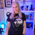 Image produit Witcher - T-shirt portrait de Geralt noir