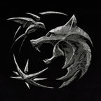 Image produit Witcher - T-Shirt Emblème de Loup Noir