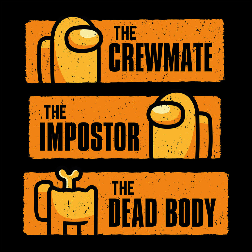 Image produit T-shirt Impostor De la Vie à la Mort pour les fans d'Among Us noir