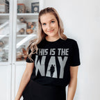 Image produit T-Shirt The Way pour les fans de Star Wars noir