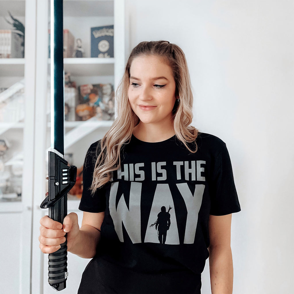 Image produit T-Shirt The Way pour les fans de Star Wars noir
