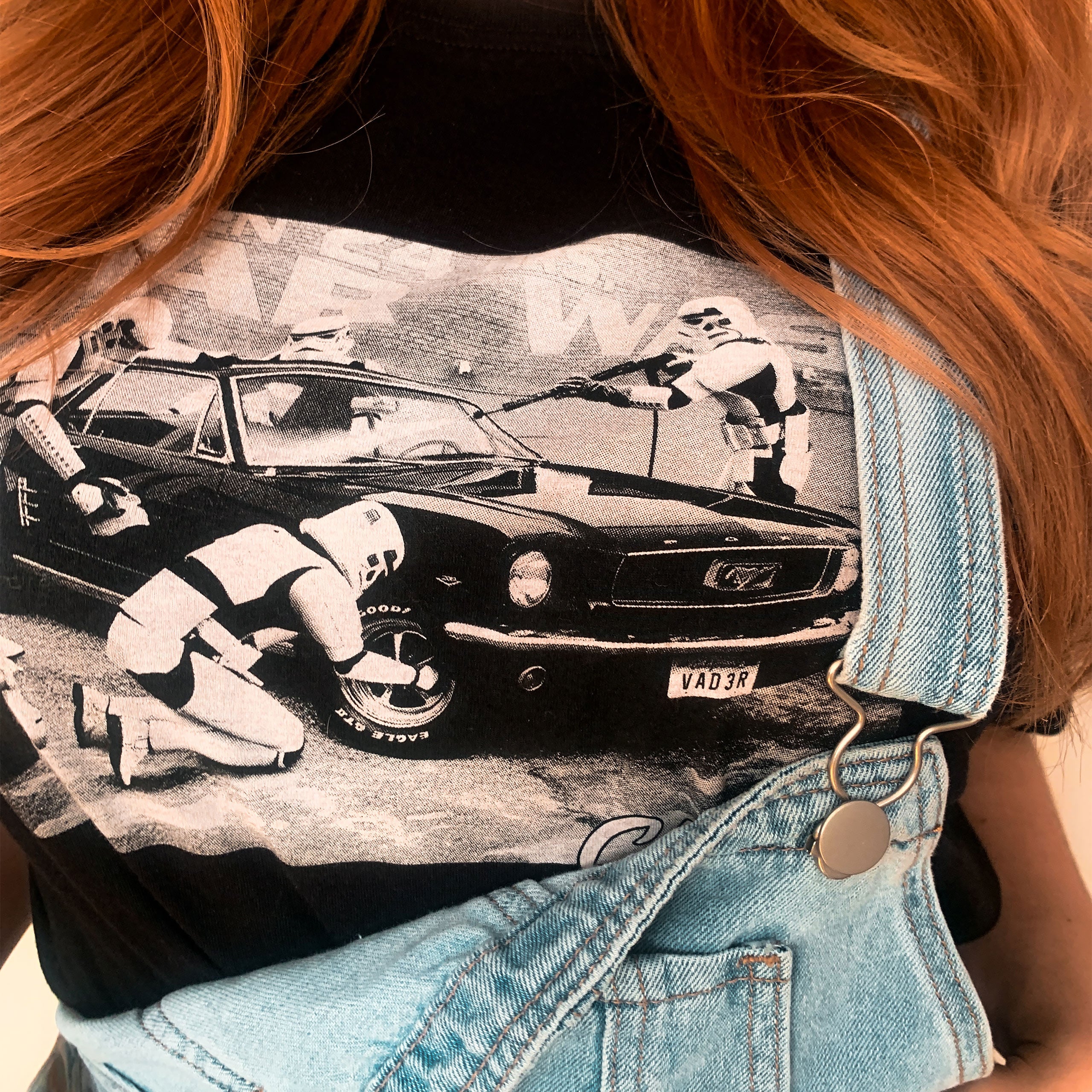 Image produit T-Shirt Star Wash pour les fans de Star Wars noir