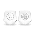 Image produit Dragon Ball Z - Kame et Dragon Balls Symbole Verres Set de 2