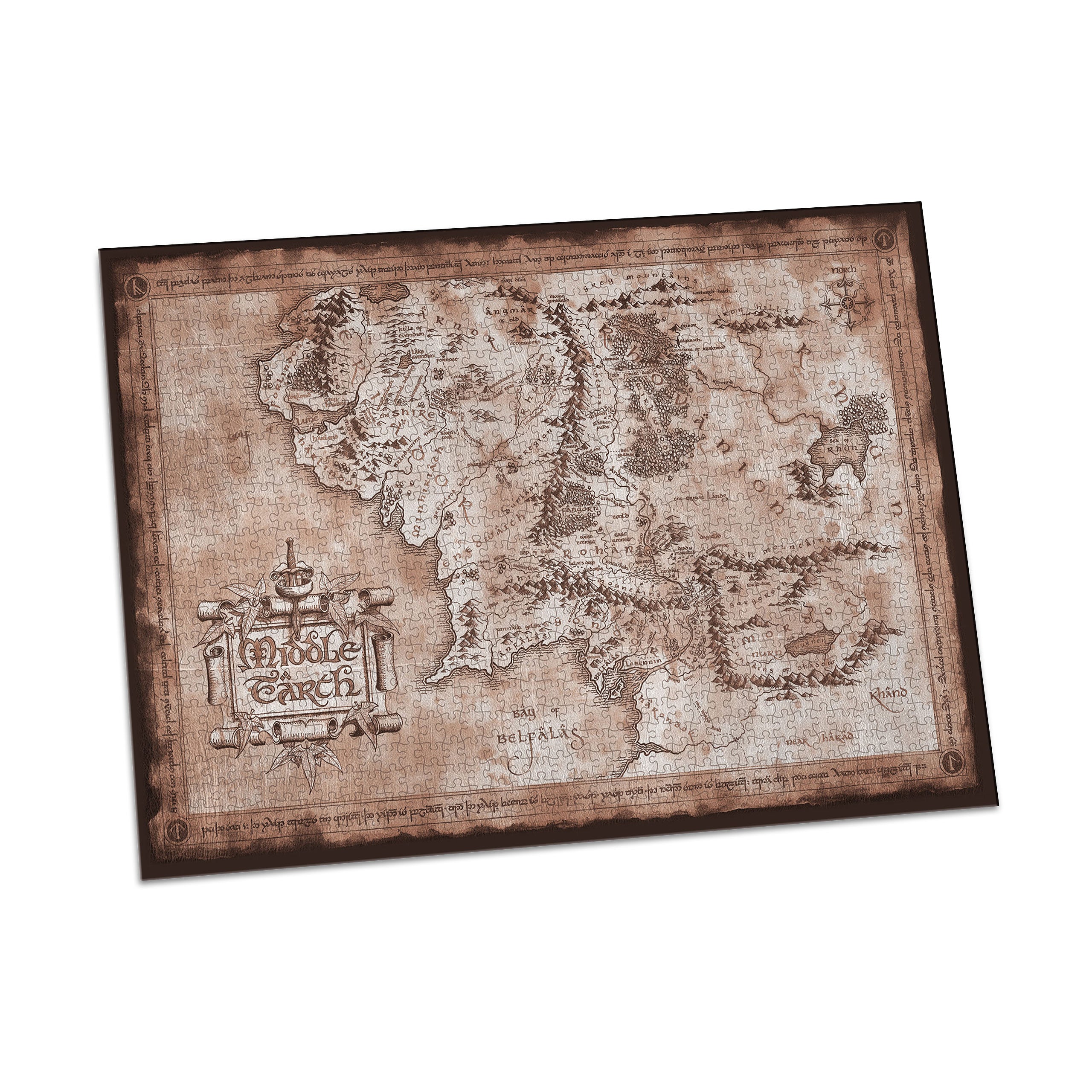 Image produit Le Seigneur des Anneaux - Puzzle Carte de la Terre du Milieu