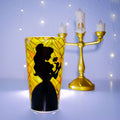 Image produit La Belle et la Bête - Verre Silhouette de Belle