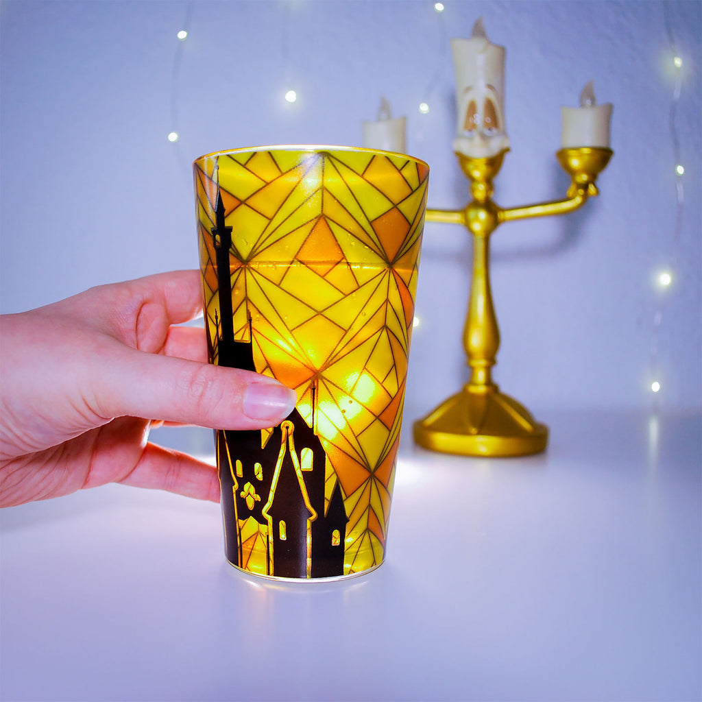 Image produit La Belle et la Bête - Verre Silhouette de Belle