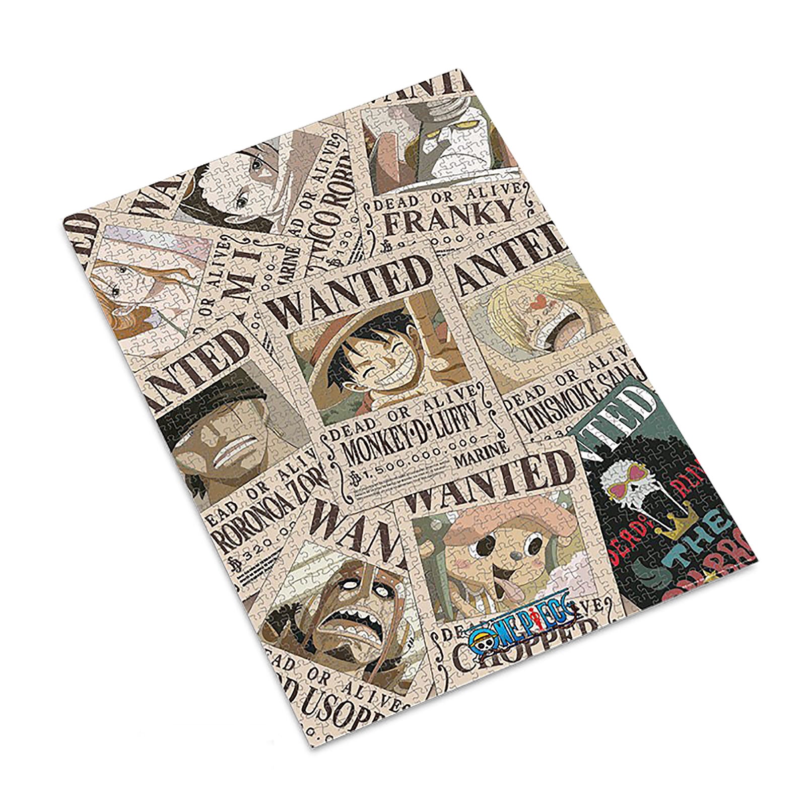 Image produit One Piece - Puzzle Wanted de l'équipage au Chapeau de Paille