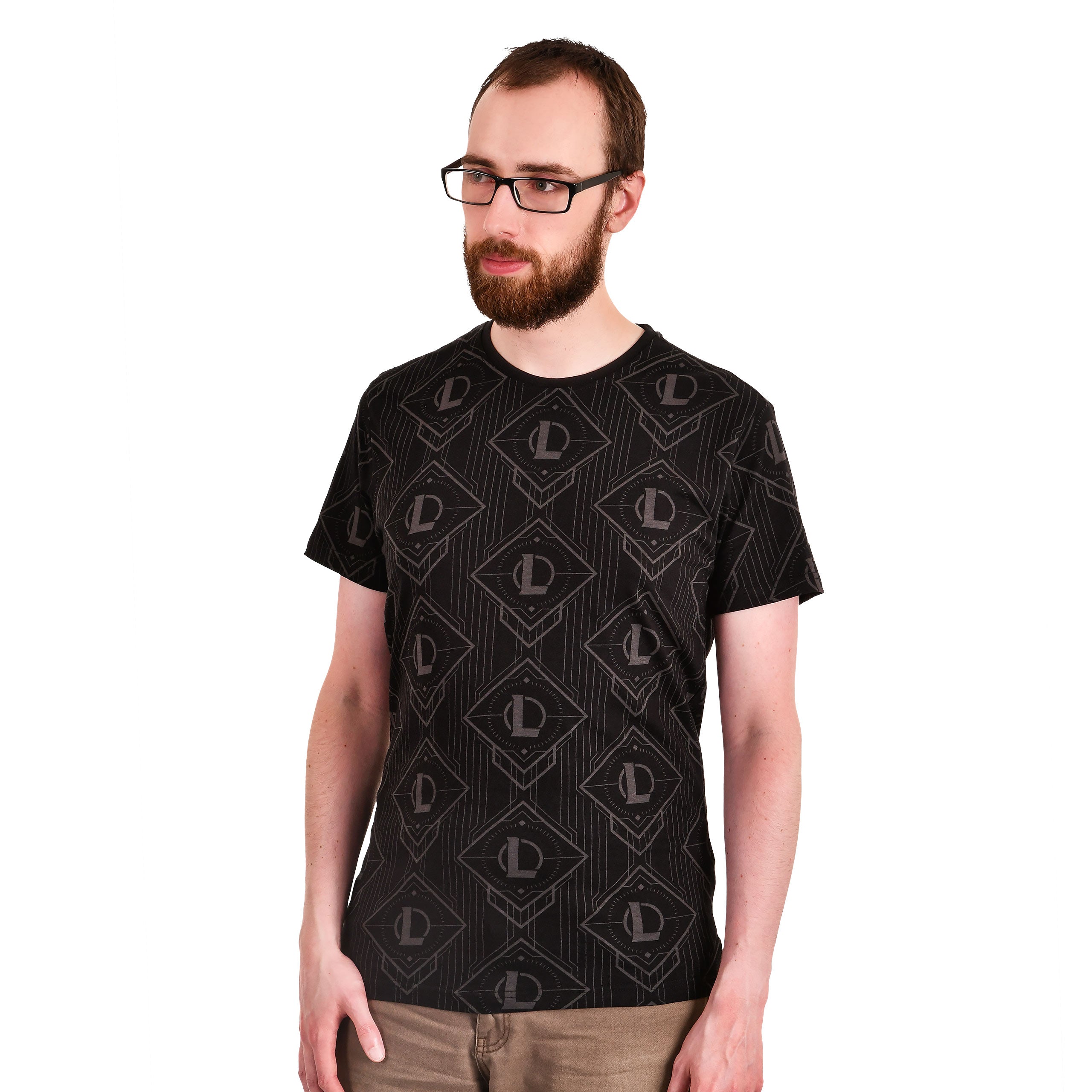 Image produit League of Legends - T-shirt Logo Symboles noir