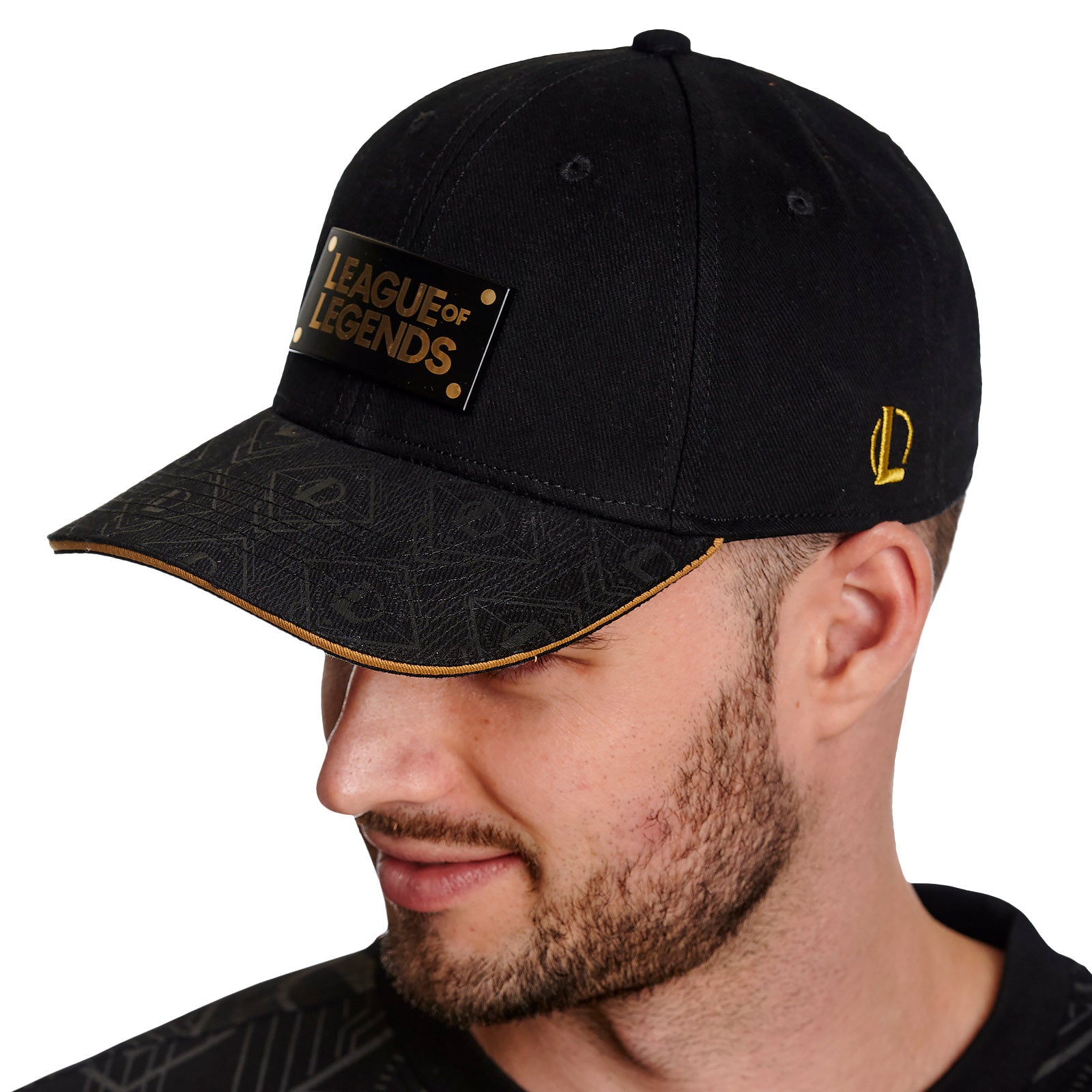 Product image League Of Legends - Metal Logo Baseball Cap black