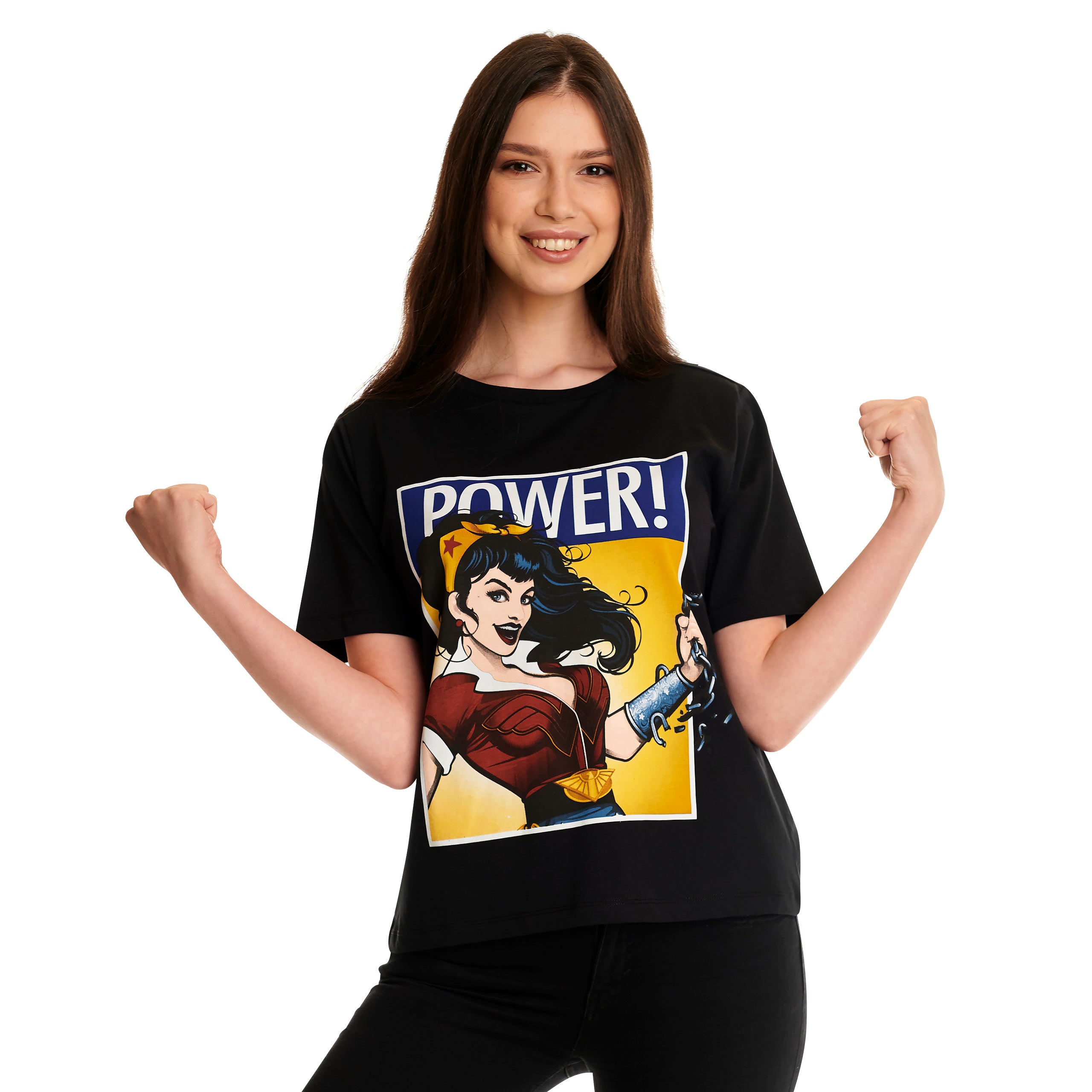 Image produit Wonder Woman - Nous pouvons le faire! T-shirt femme noir