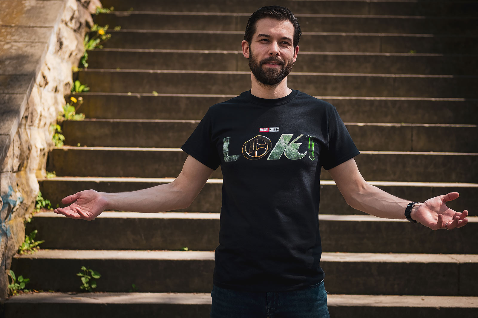 Image produit Loki - T-Shirt Logo noir