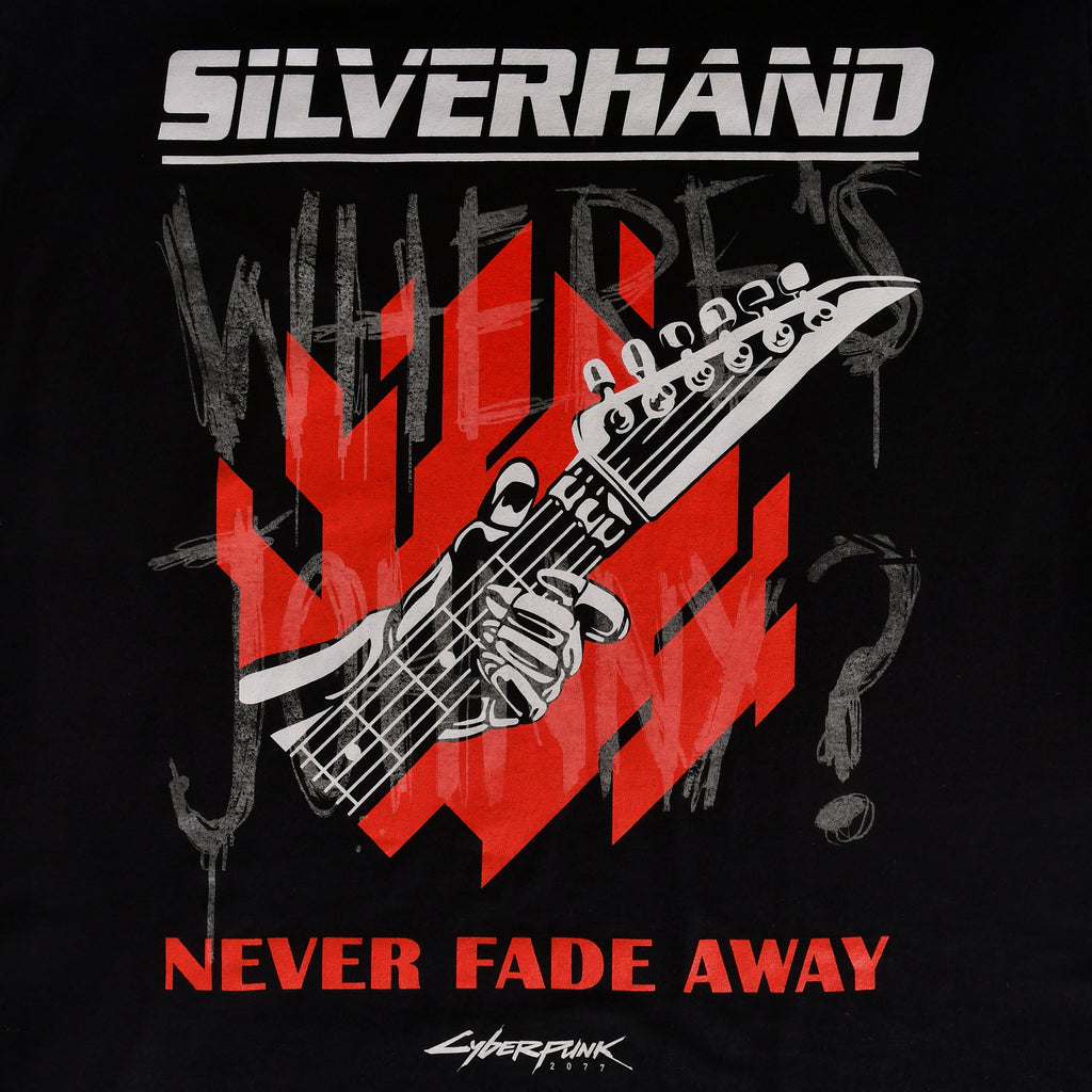 Image produit Cyberpunk 2077 - Johnny Fade Glow in the Dark T-shirt noir