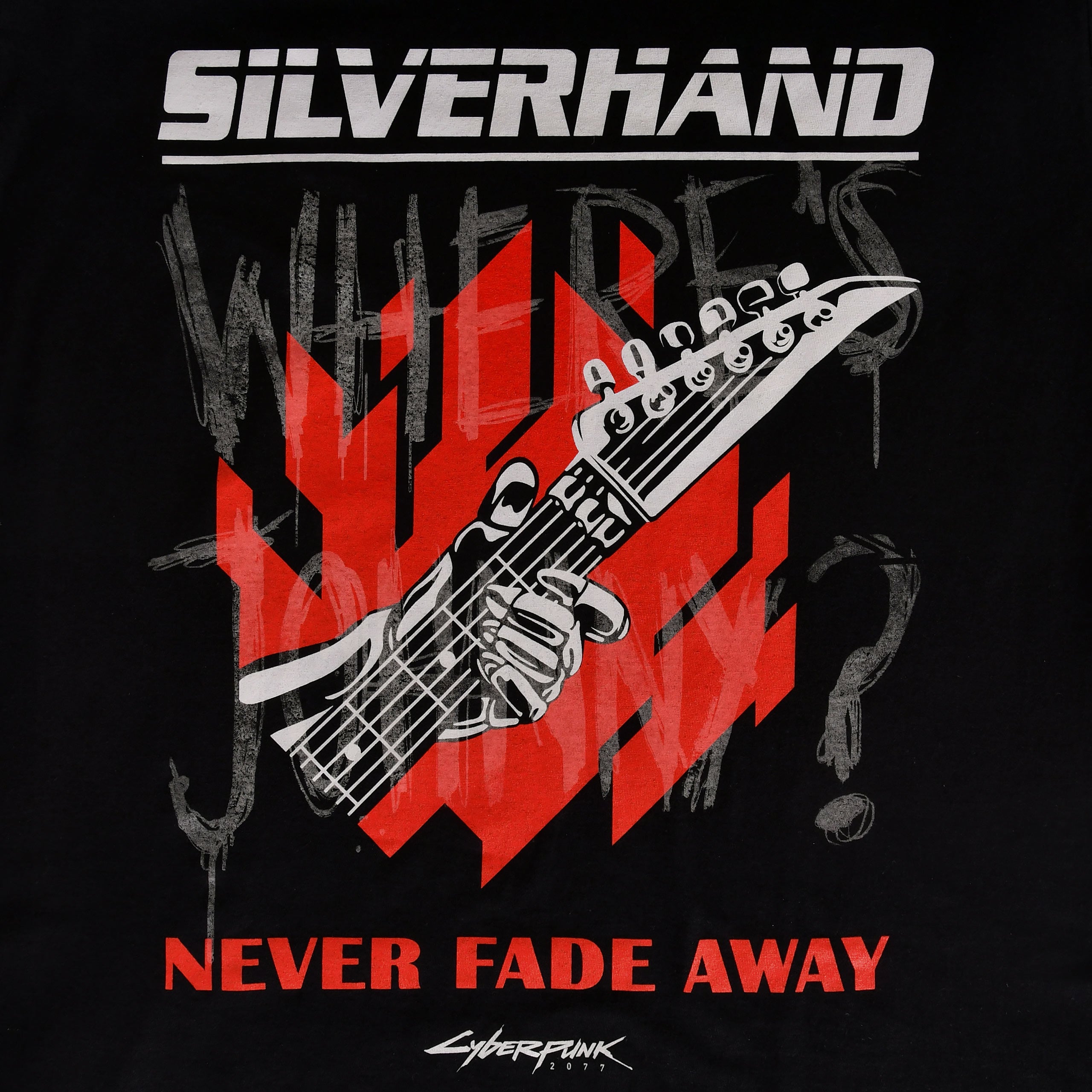 Image produit Cyberpunk 2077 - Johnny Fade Glow in the Dark T-shirt noir