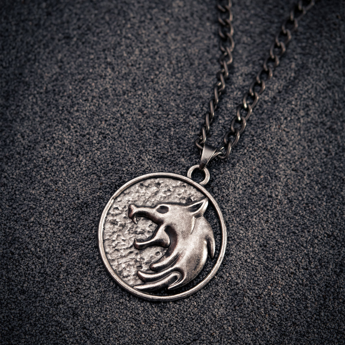 Image produit Witcher - Collier Médaillon Loup Geralt