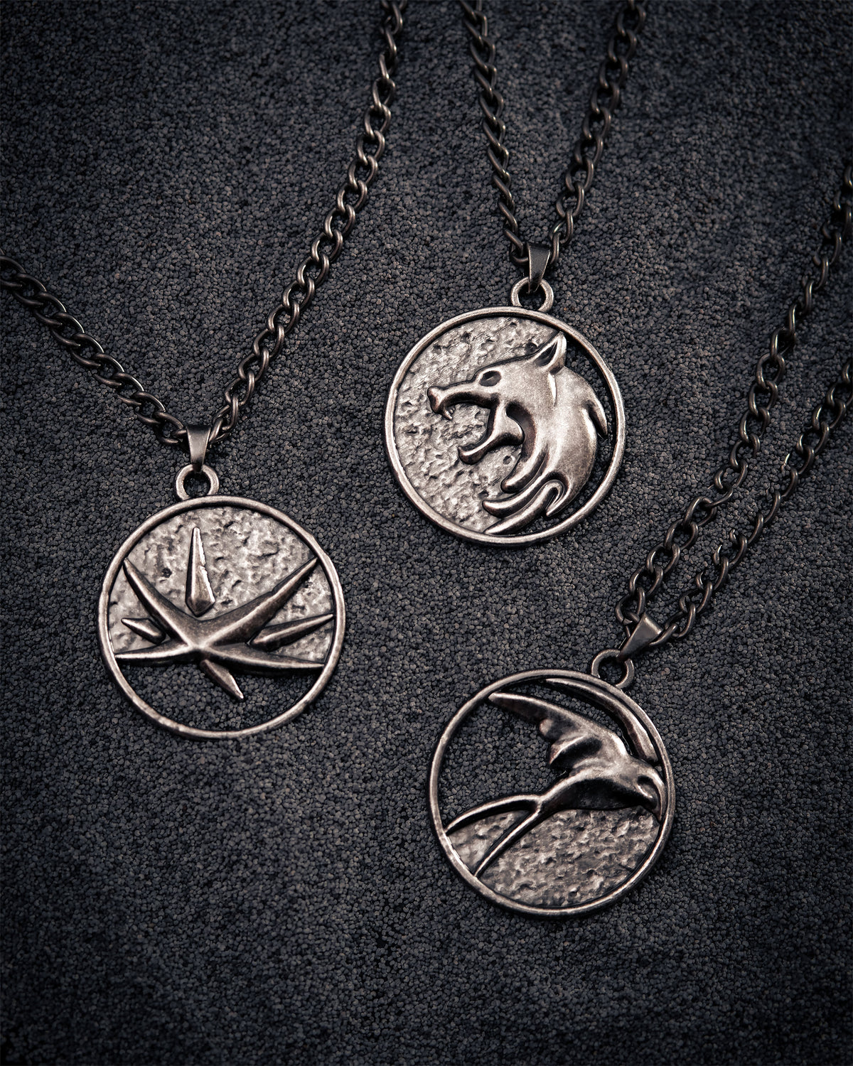 Image produit Witcher - Collier Médaillon Loup Geralt